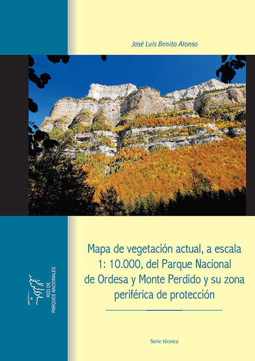 Mapa de vegetación del Parque Nacional de Ordesa y Monte Perdido